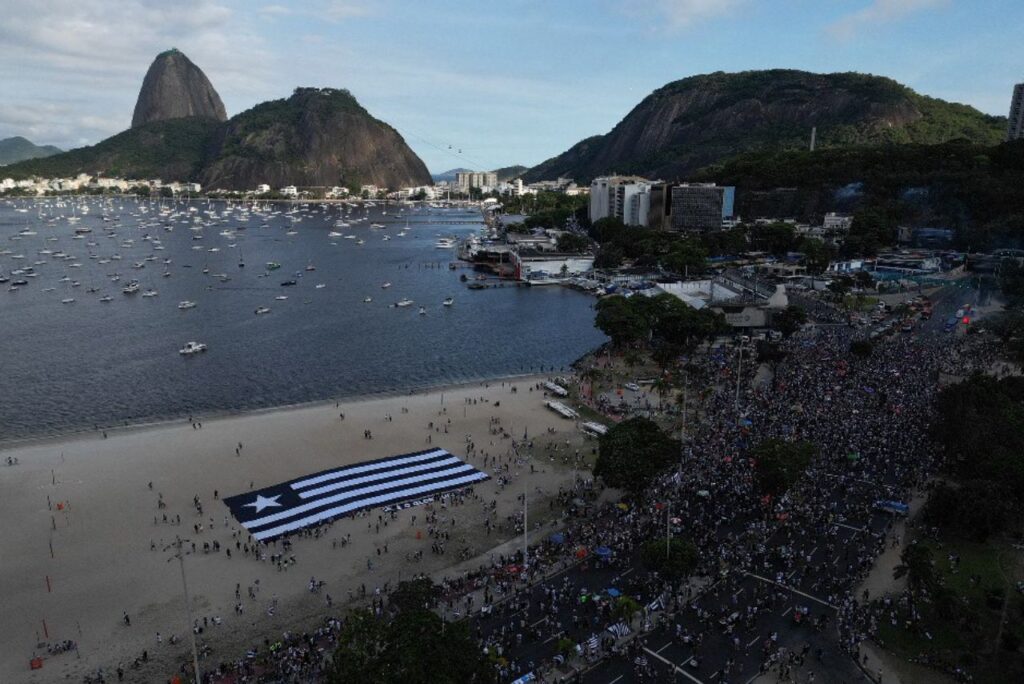 Torcida do Botafogo fez festa no Rio