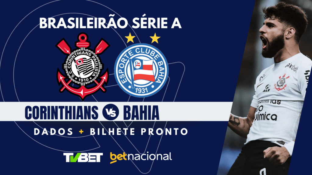 Corinthians x Bahia Série A 2024.