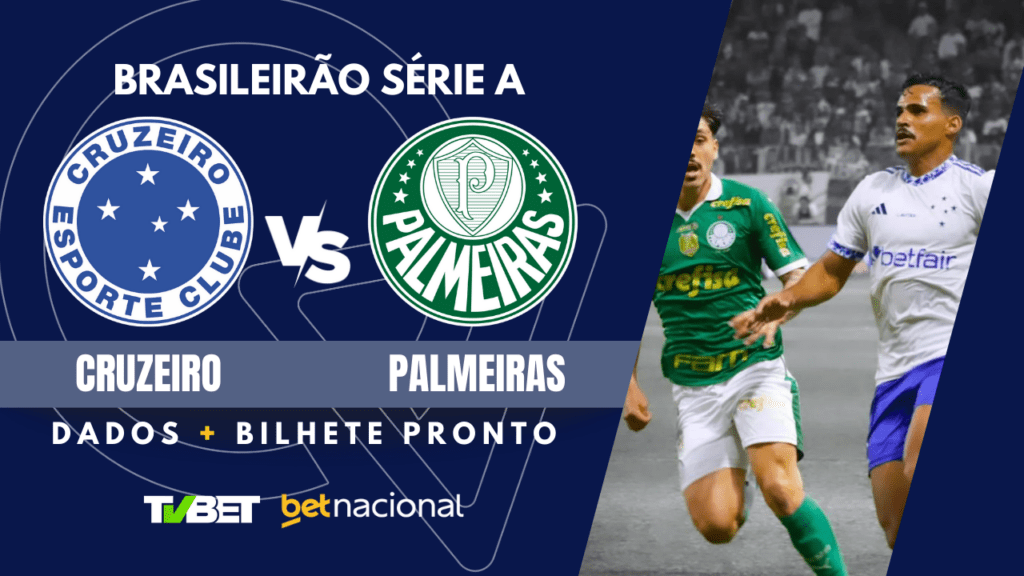 Cruzeiro x Palmeiras Série A.