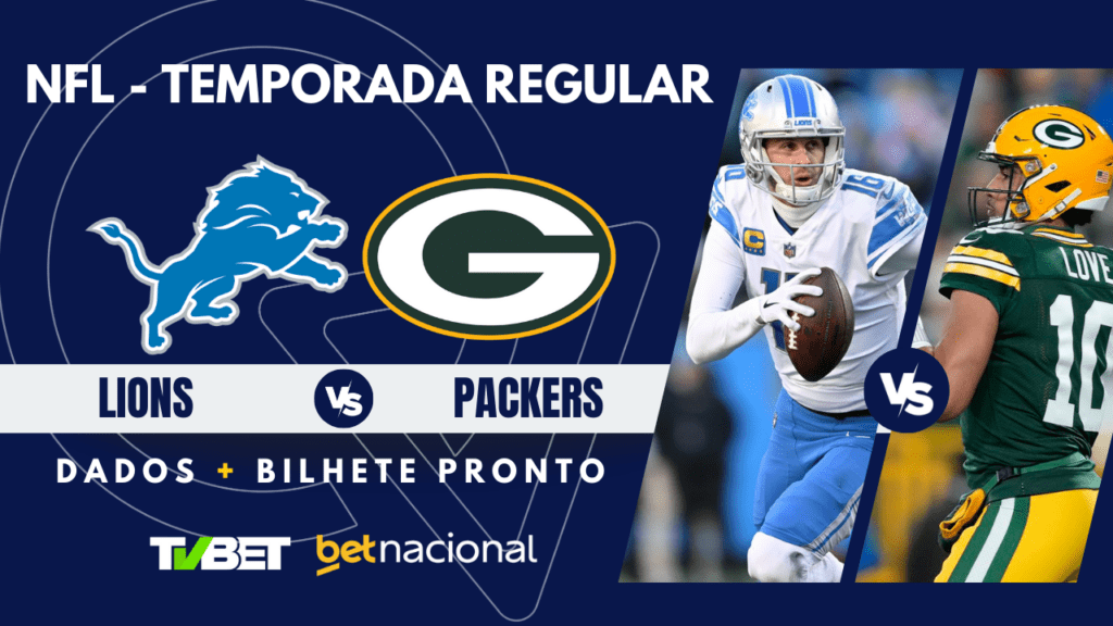 Lions x Packers - NFL 2024/25