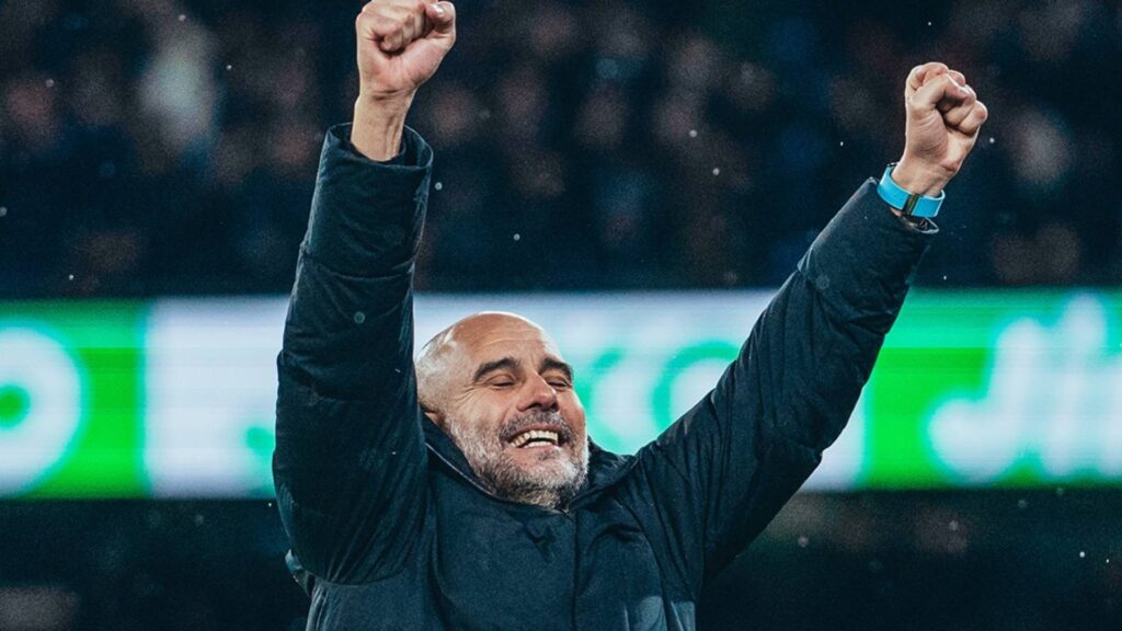 Guardiola encerrou a sua pior fase no comando do City. Foto: Reprodução/X