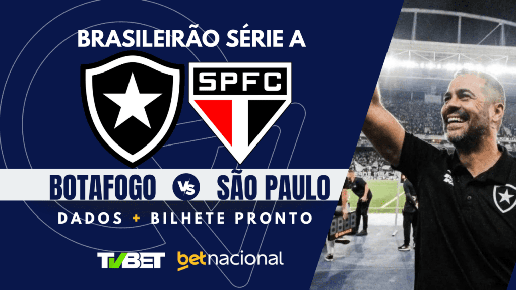 Botafogo x São Paulo Série A 2024.