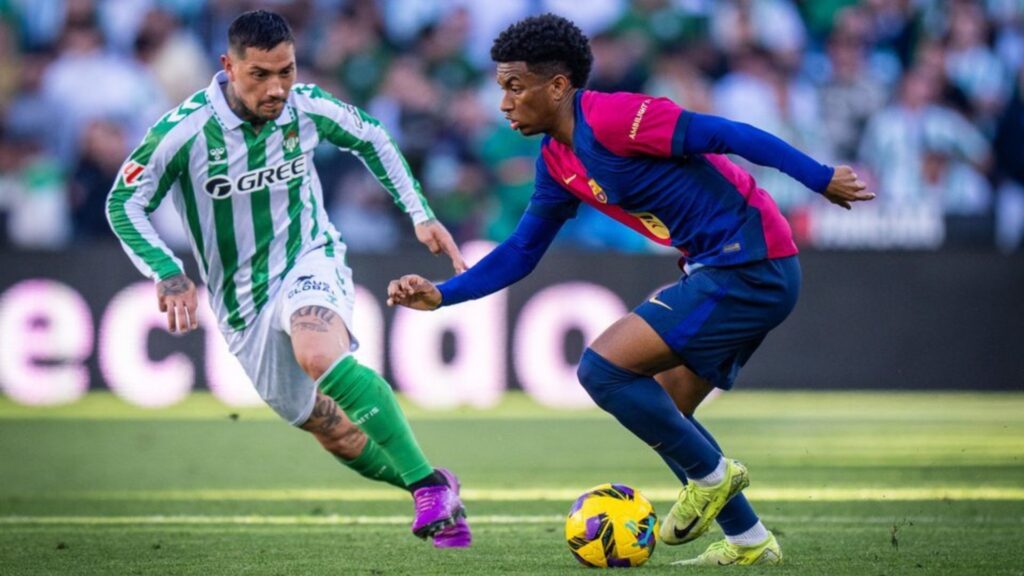 Barcelona e Betis ficaram no empate pelo Campeonato Espanhol (Foto: Reprodução)