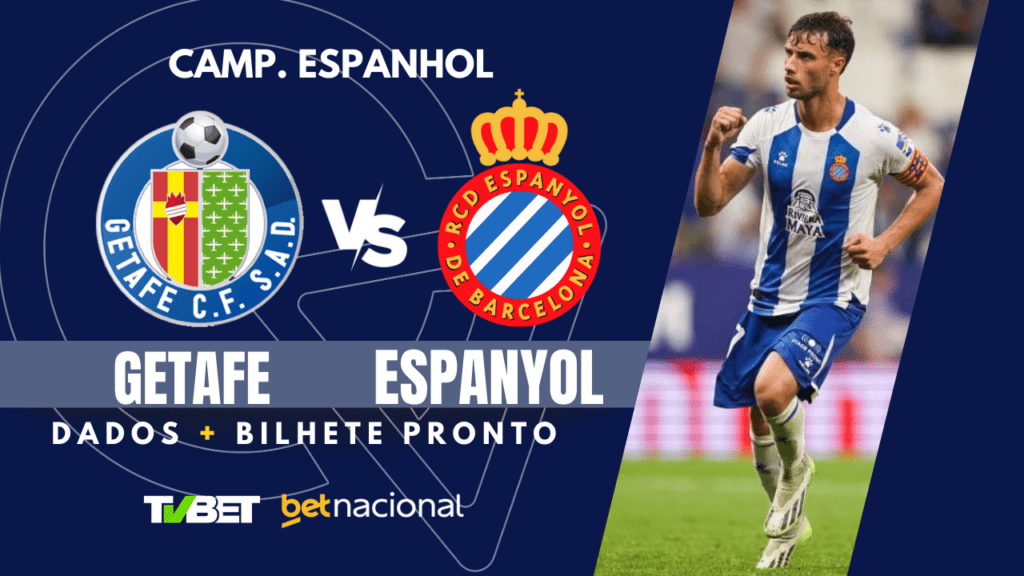 Getafe x Espanyol La Liga.