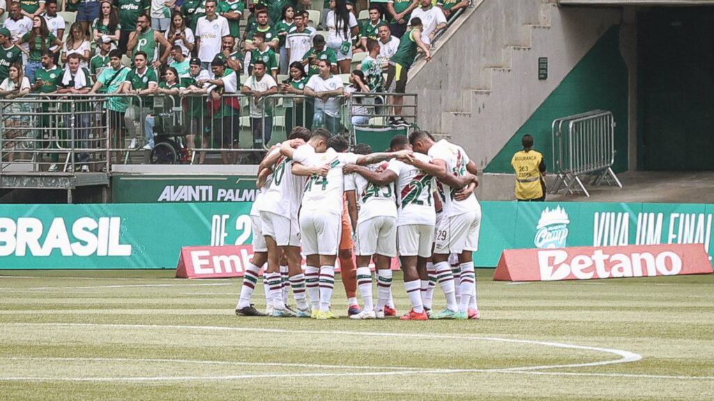 O Fluminense conquistou a vaga para a Sul-Americana depois de vencer o Palmeiras. Foto: Marcelo Gonçalves/Fluminense