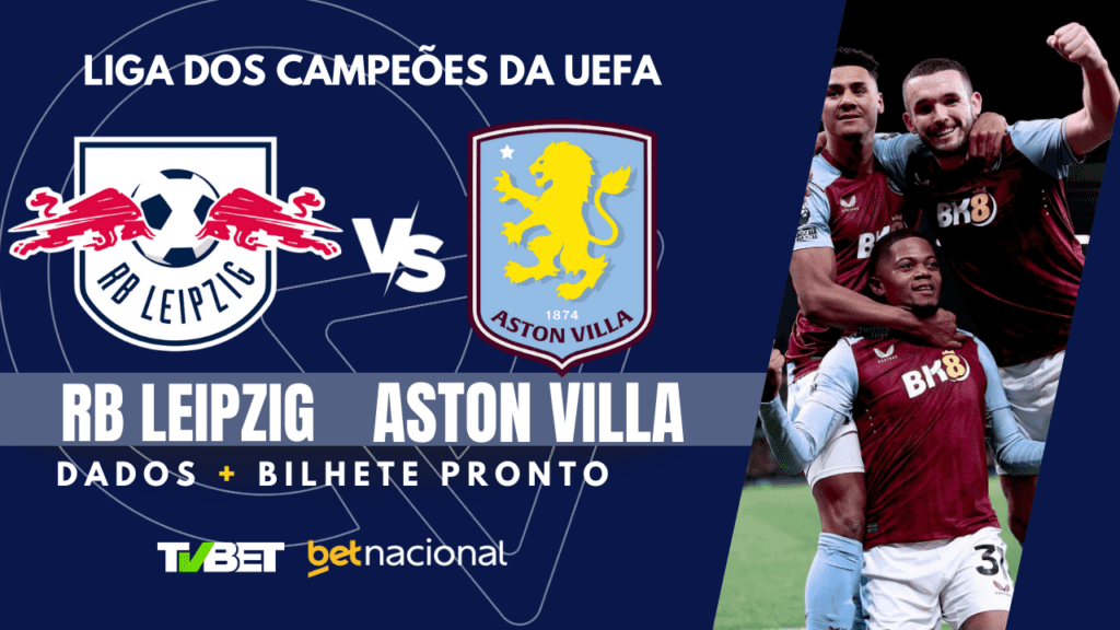 RB Leipzig x Aston Villa Champions League.