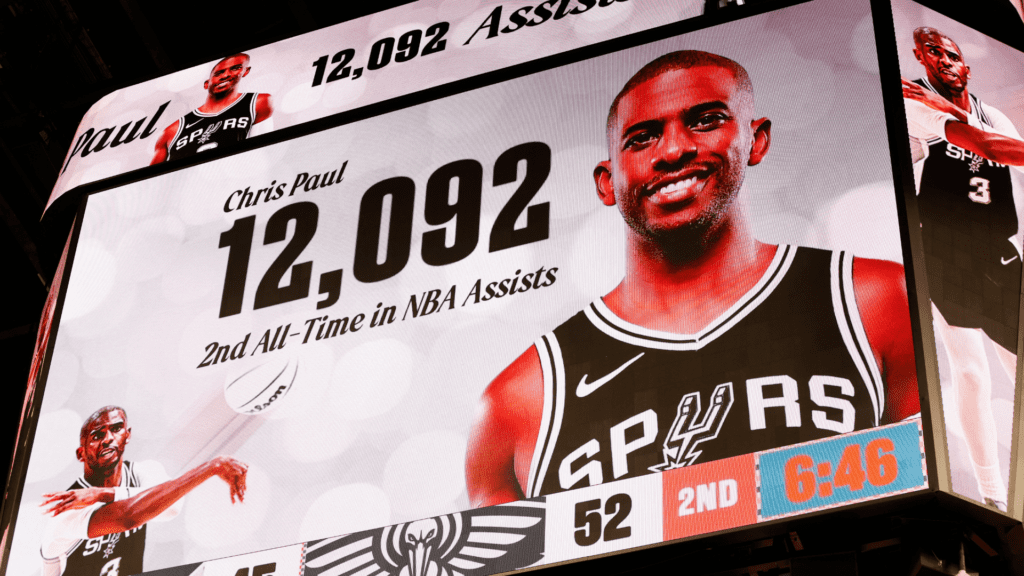 Chris Paul é o segundo maior jogador em número de assistências na história da NBA