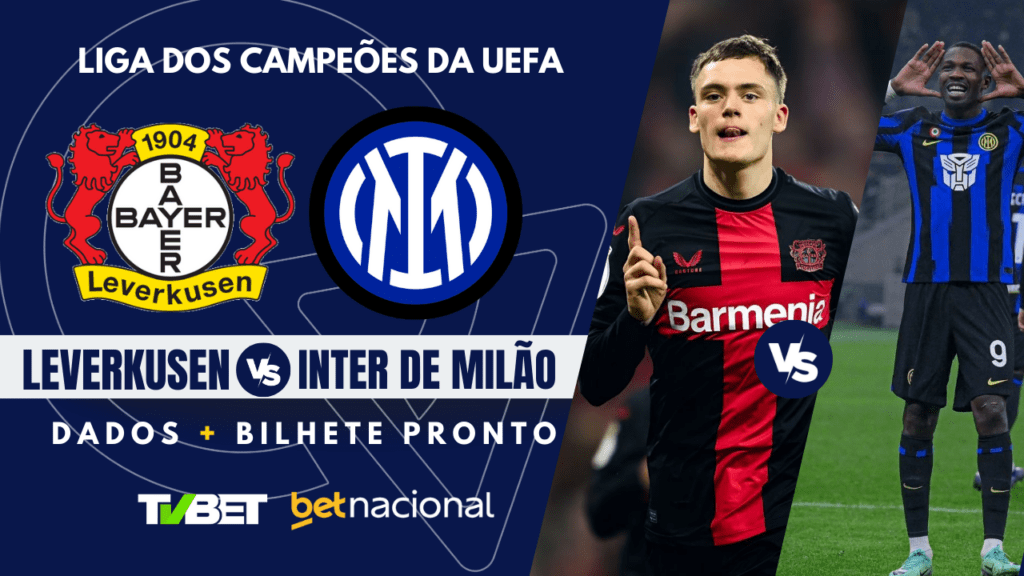 Bayer Leverkusen x Inter de Milão Champions League.