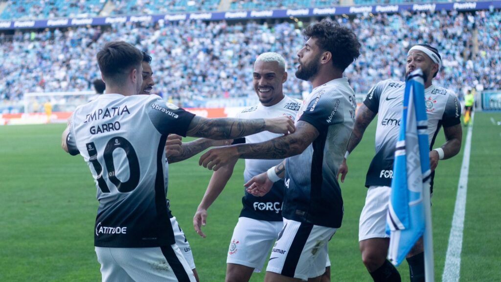 Corinthians bateu o Grêmio fora de casa na última rodada do Brasileirão (Foto: Reprodução)