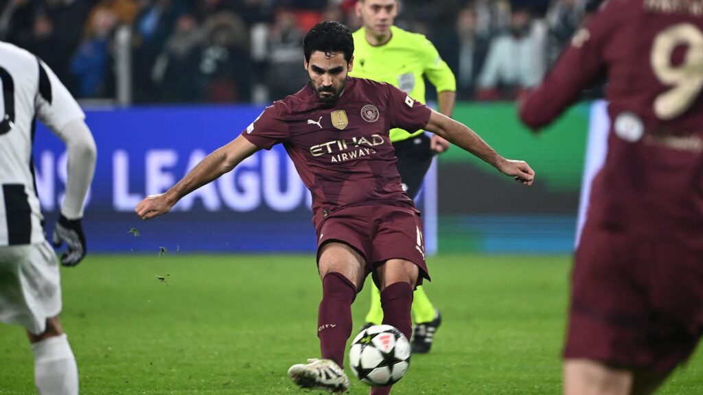 Gundogan durante derrota do Manchester City