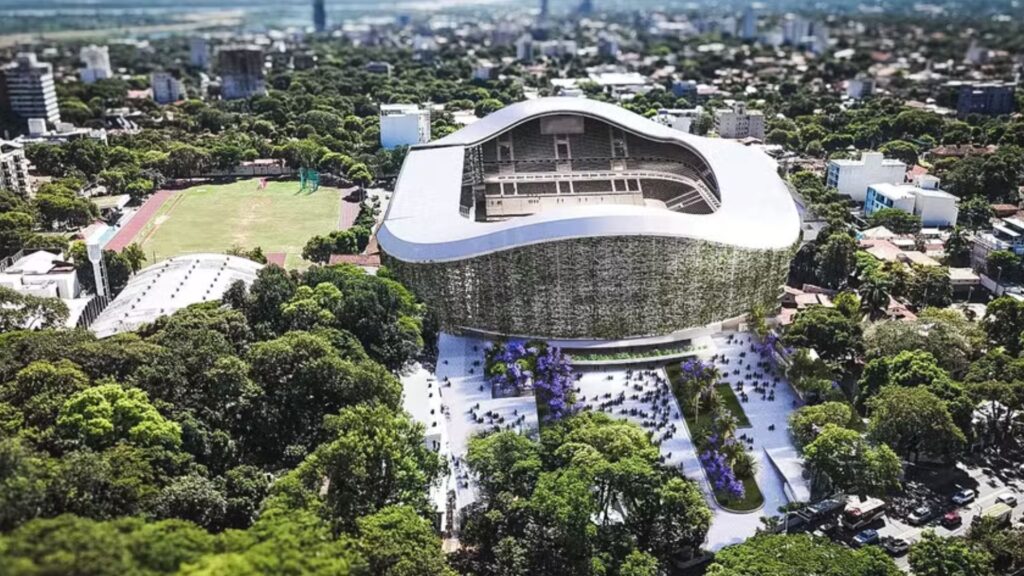 Novo estádio do Olímpia será palco de uma partida da Copa do Mundo de 2030