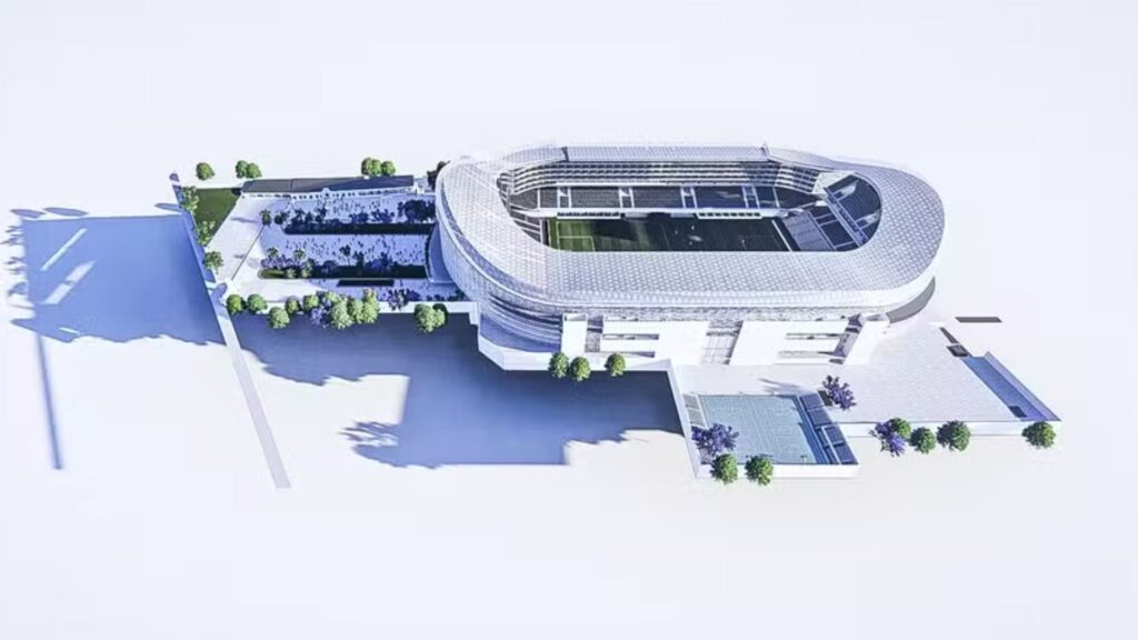 Projeto do novo estádio do Olímpia 