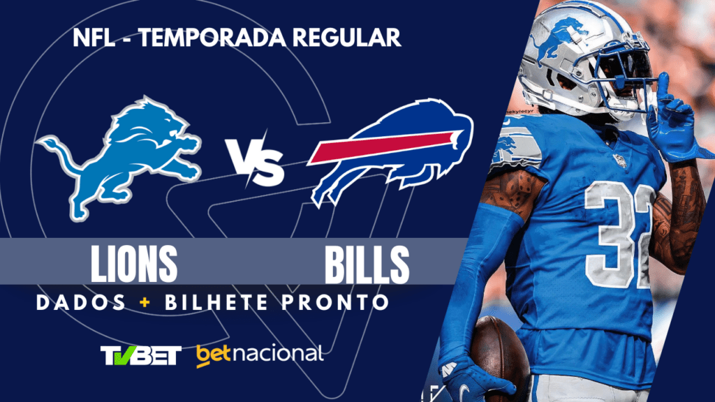 Lions x Bills NFL.