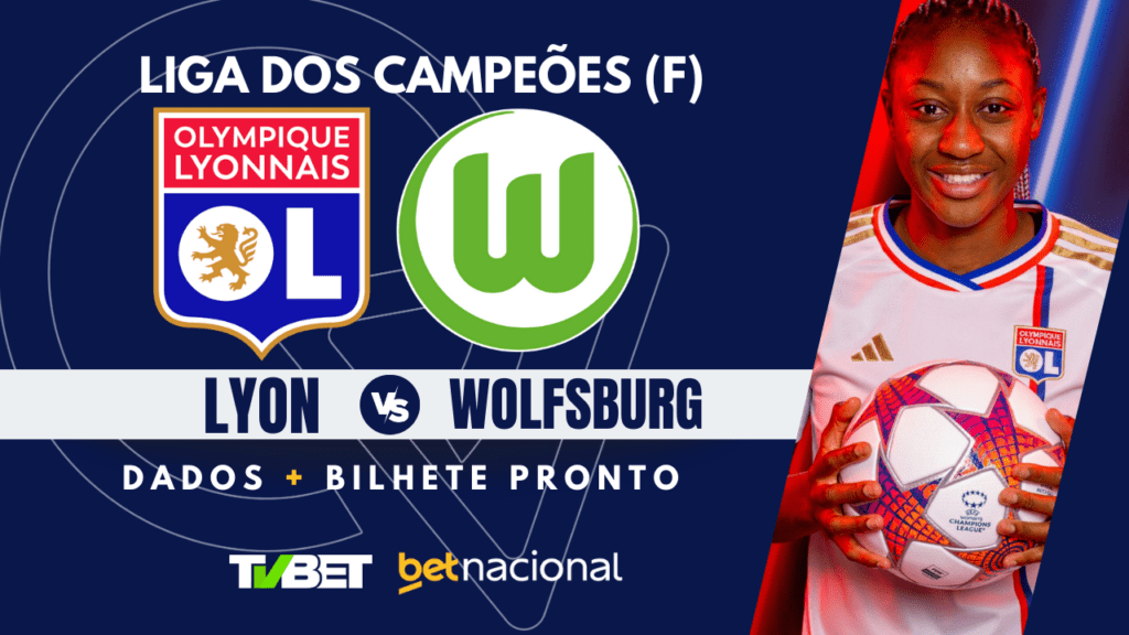 Lyon x Wolfsburg Champions Feminina.