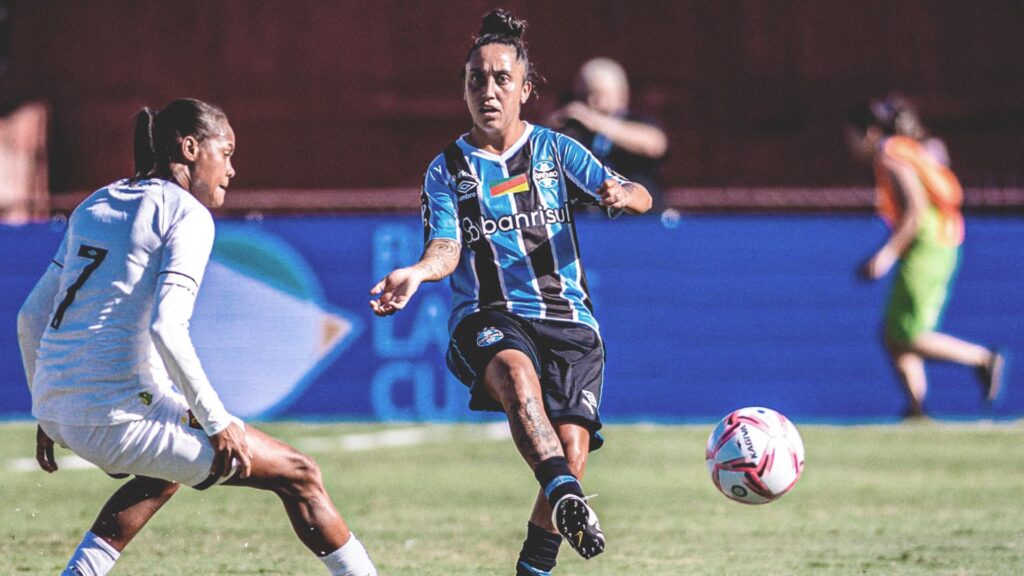 Grêmio e Sport estrearam empatando na Brasil Ladies Cup 2024 (Foto: Reprodução)