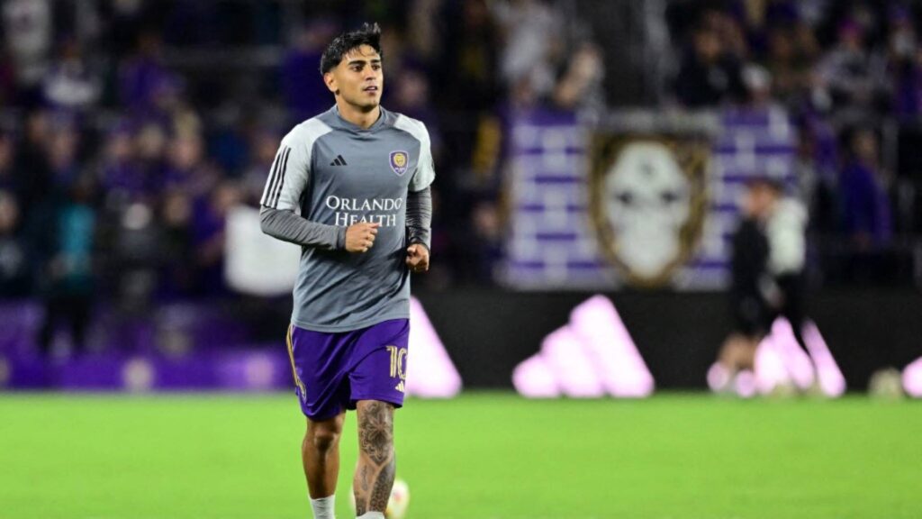 Facundo Torres em partida pelo Orlando City na atual temporada. Foto: Julio Aguilar / GETTY IMAGES NORTH AMERICA / Getty Images via AFP