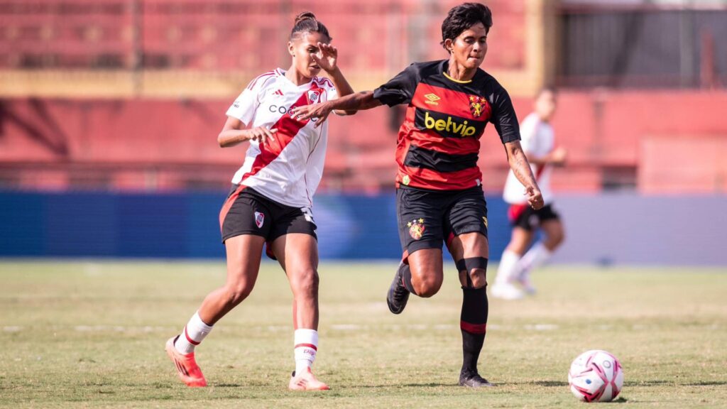 Sport e River ficaram no 0x0 na 2ª rodada da Ladies Cup. Foto: Reprodução/X