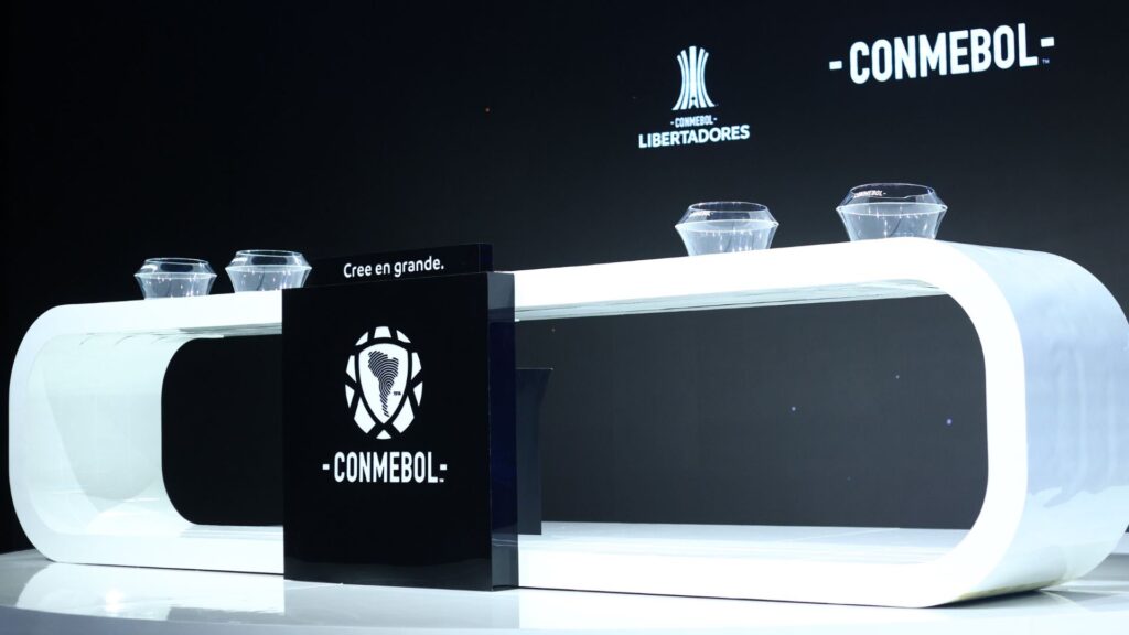 Sorteio da Pré-Libertadores 2025 ocorreu na sede da Conmebol (foto: Reprodução)