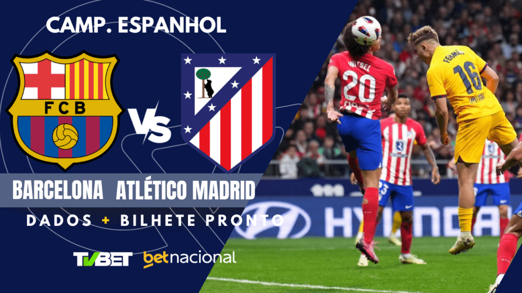 Barcelona x Atlético de Madrid La Liga.