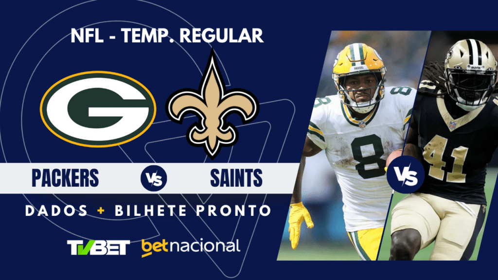 Packers x Saints - NFL 2024/25