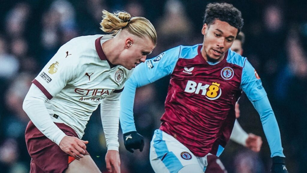 Aston Villa e Manchester City se enfrentam pela Premier League neste sábado (Foto: Reprodução)