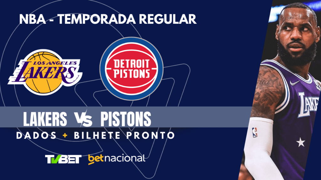 Lakers x Pistons NBA