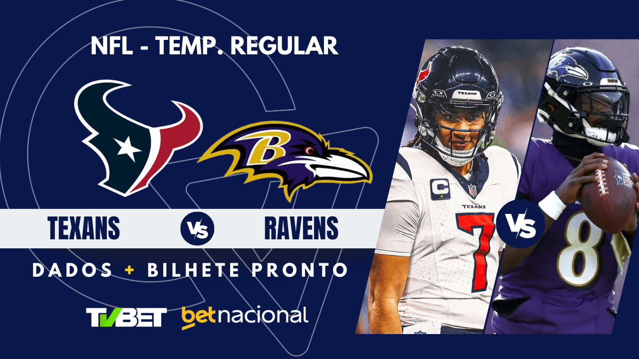 Houston Texans x Baltimore Ravens: onde assistir ao vivo, horário e ...