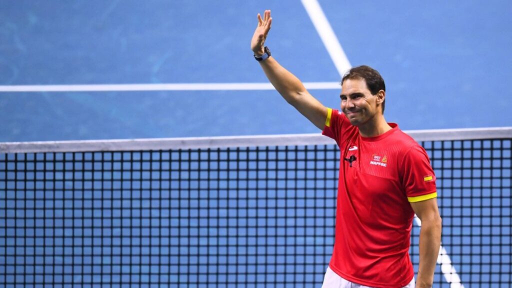 Rafael Nadal fez a sua última partida na Copa Davis. Foto: Jorge GUERRERO / AFP