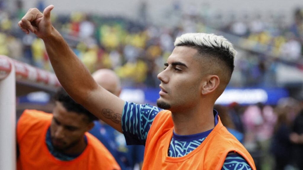 Andreas Pereira recebeu uma forte investida do Palmeiras. Foto: EVORK DJANSEZIAN / GETTY IMAGES NORTH AMERICA / Getty Images via AFP