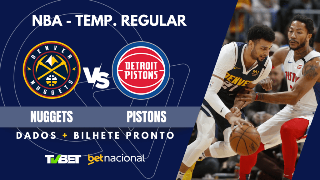 Nuggets x Pistons - NBA 2024/25