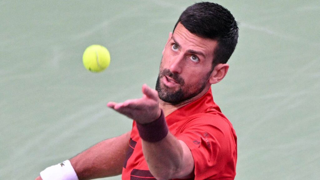 Tenista sérvio Novak Djokovic (foto: Hector Retamal/AFP)