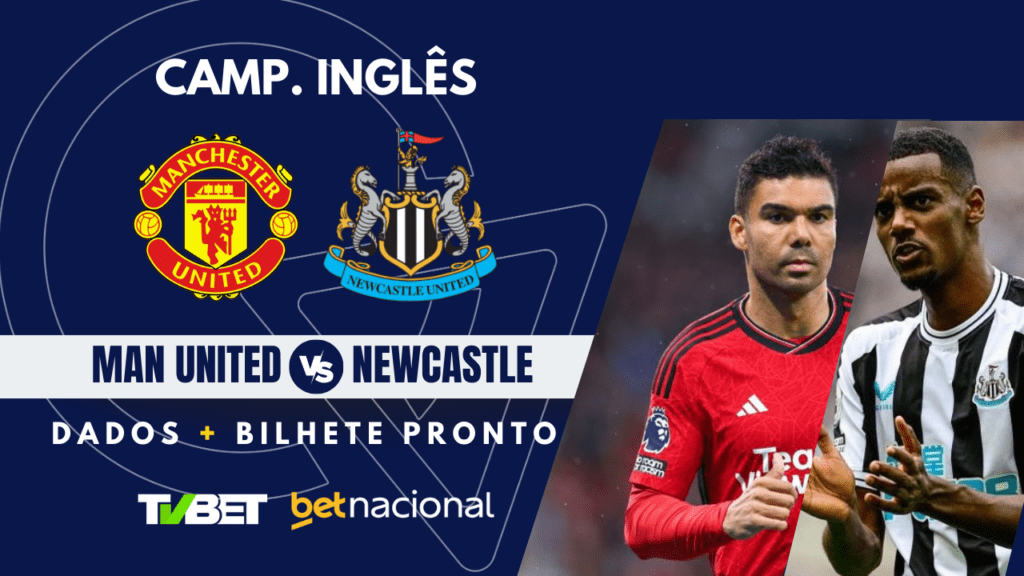 Manchester United x Newcastle Premier League.