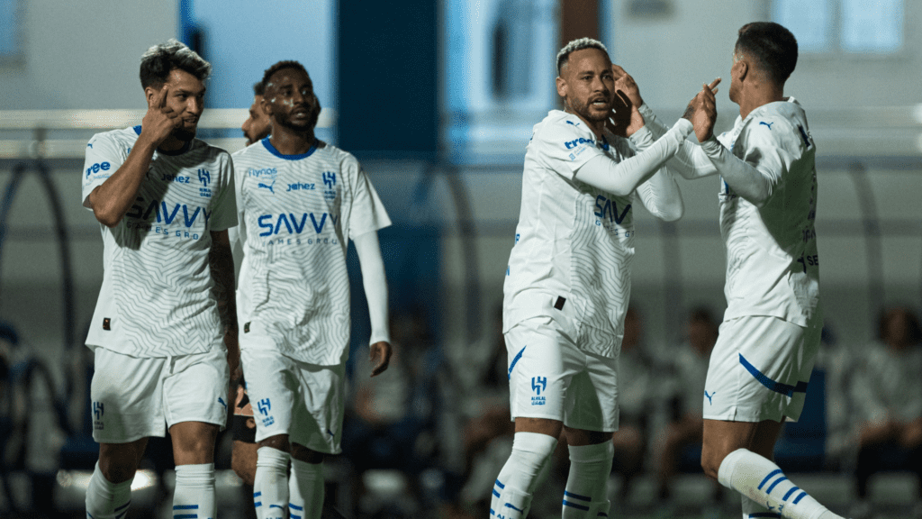 Neymar marca em vitória do Al-Hilal em amistoso de intertemporada