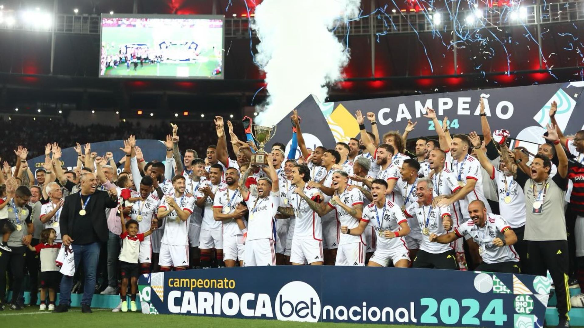 Vencedor do Campeonato Carioca, Flamengo foi um dos campeões estaduais de 2024