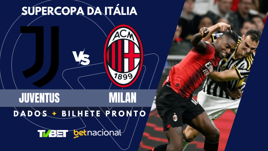 Juventus x Milan Supercopa da Itália.