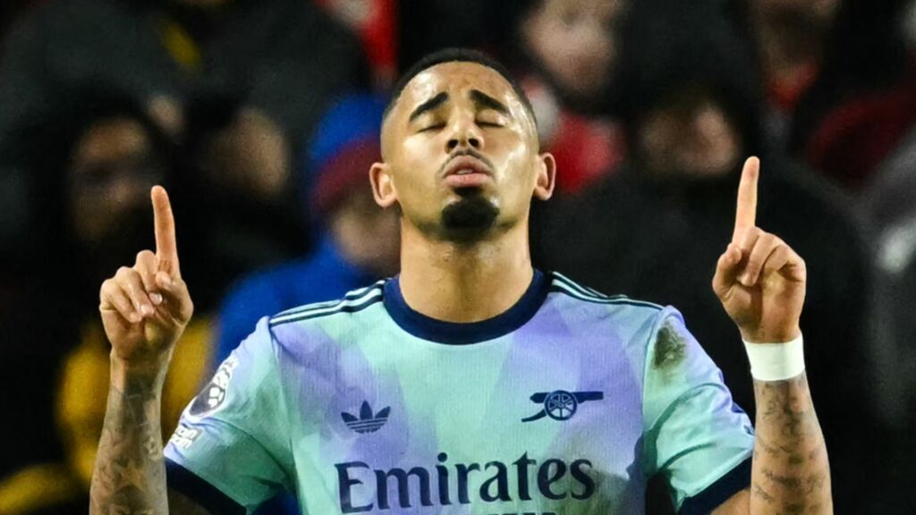 Gabriel Jesus vive grande momento no Arsenal