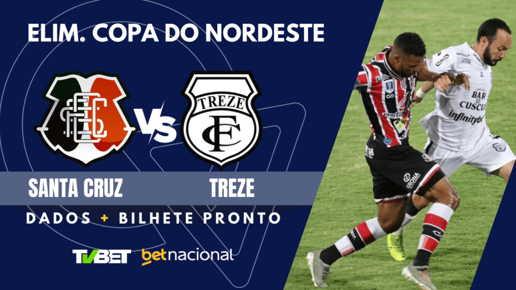 Santa Cruz x Treze - pré-Copa do Nordeste 2025