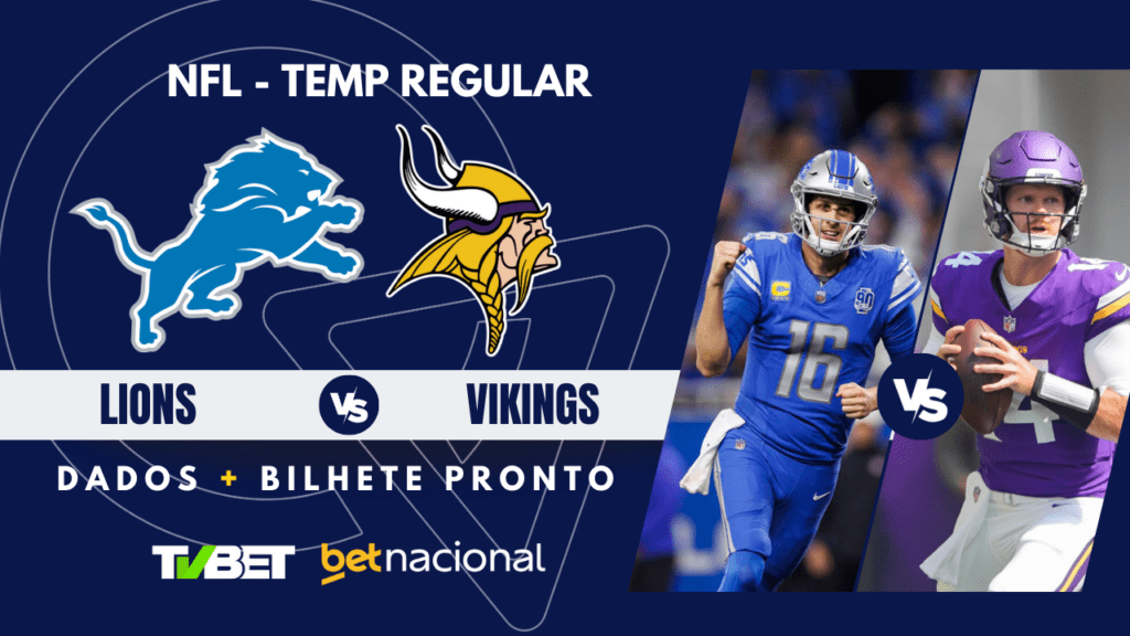 Lions x Vikings - NFL 2024/25