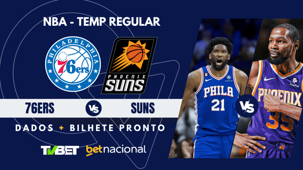 76ers x Suns - NBA 2024/25