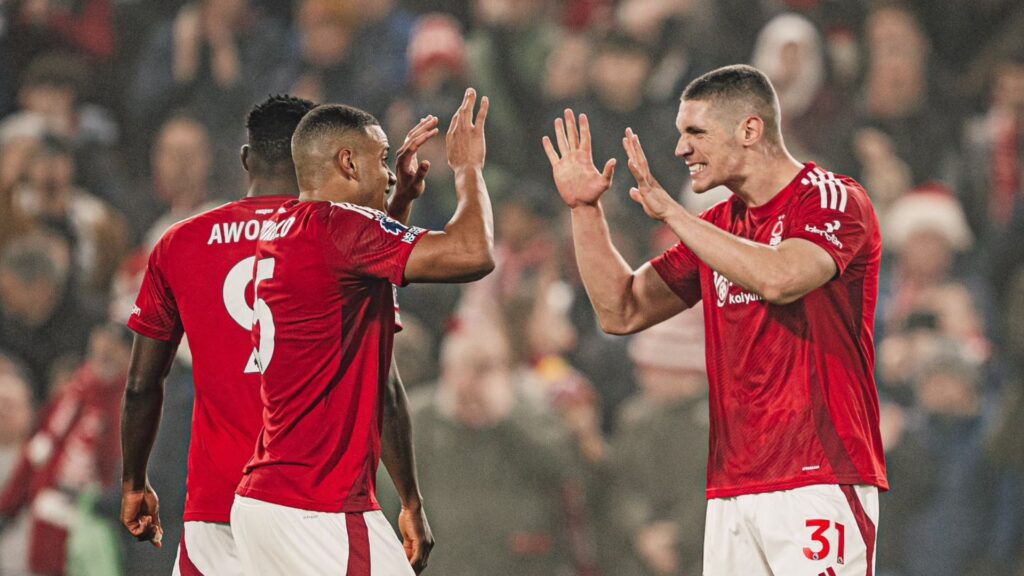 Jogadores do Nottingham Forest