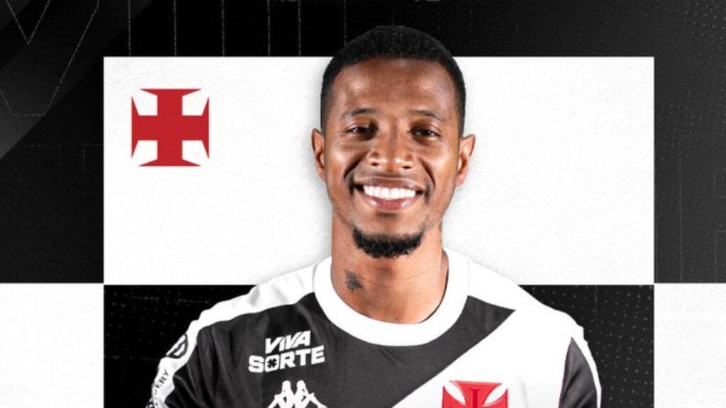 Tchê Tchê com a camisa do Vasco