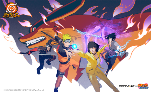 Free Fire anuncia &#8220;maior parceria de todos os tempos&#8221; com Naruto