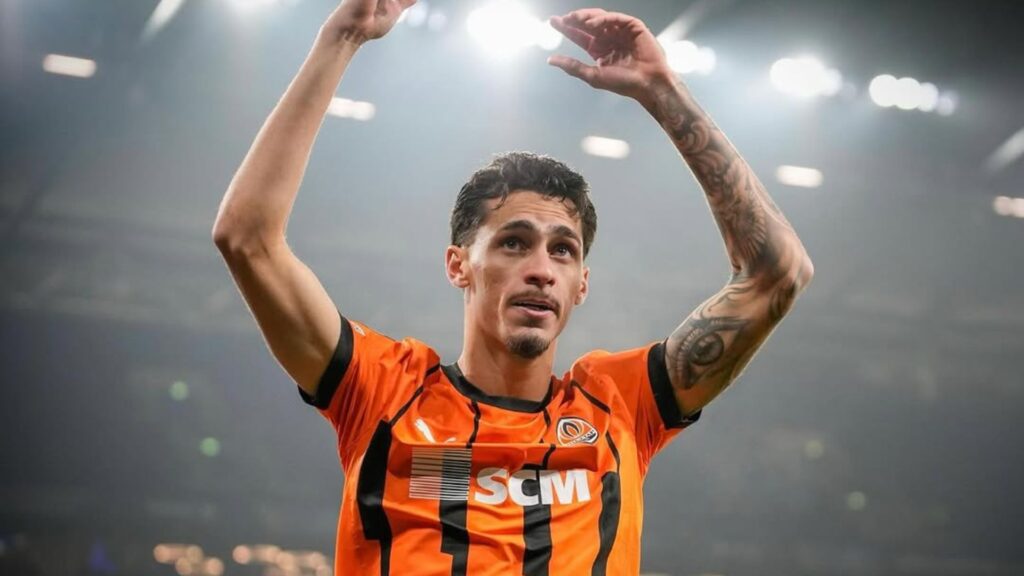 Marlon Gomes, do Shakhtar Donetsk, está na mira do Botafogo (Foto: Reprodução)