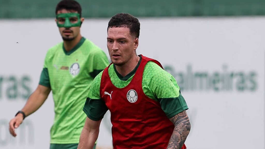 Aníbal Moreno virou um dos pilares do time do Palmeiras. Foto: Foto: Cesar Greco/Palmeiras/