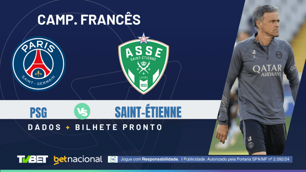 PSG x Saint-Étienne - Camp. Francês.