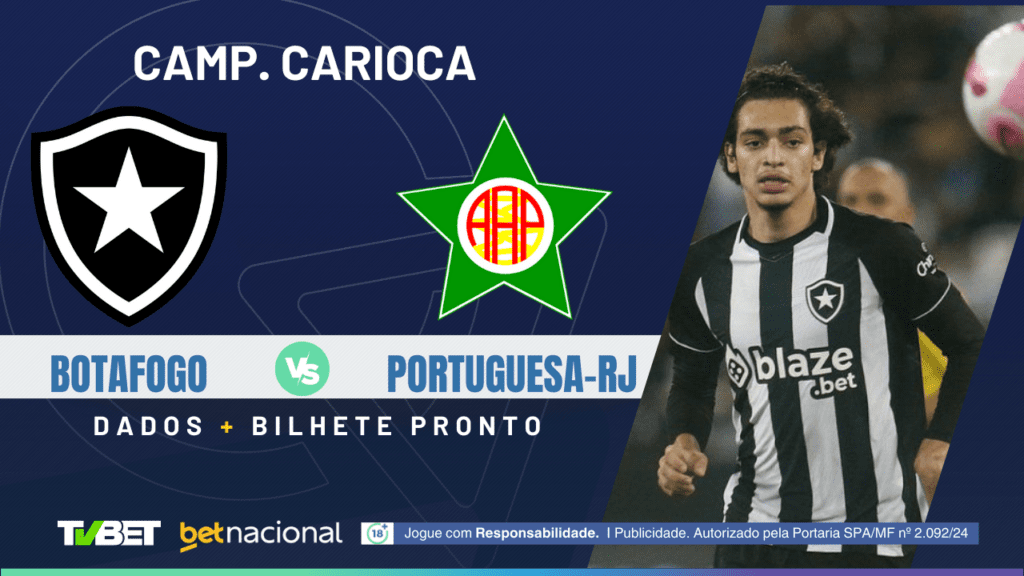 Botafogo x Portuguesa-RJ - Camp. Carioca.