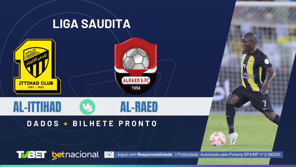 Al-Ittihad x Al-Raed - Liga Saudita 2024/25