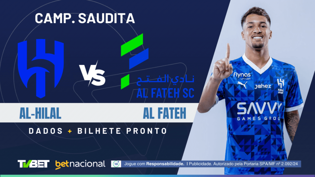 Al-Hilal x Al Fateh - Campeonato Saudita.