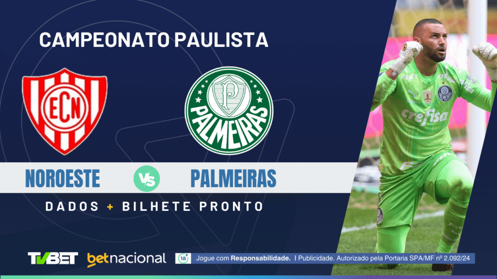 Noroeste x Palmeiras - Paulistão 2025