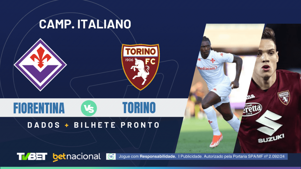 Fiorentina x Torino - Série A.